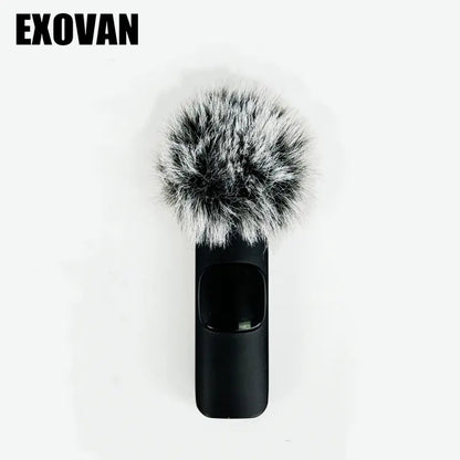 Professional Wireless Mini Microphone System for iPhone/Smartphone - Dual Lapel Microphones with Enhanced Audio Clarity for Video Recording, Interviews, and Vlogging - Noise Reduction and High-Quality Audio Performance